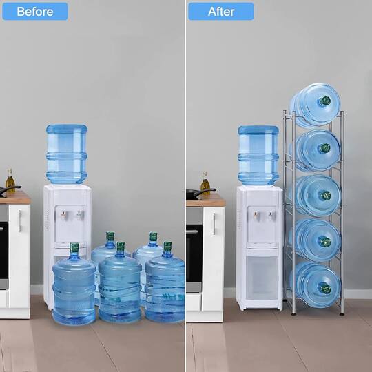 5gal. Water Jug Holder 5-Tier Storage Rack